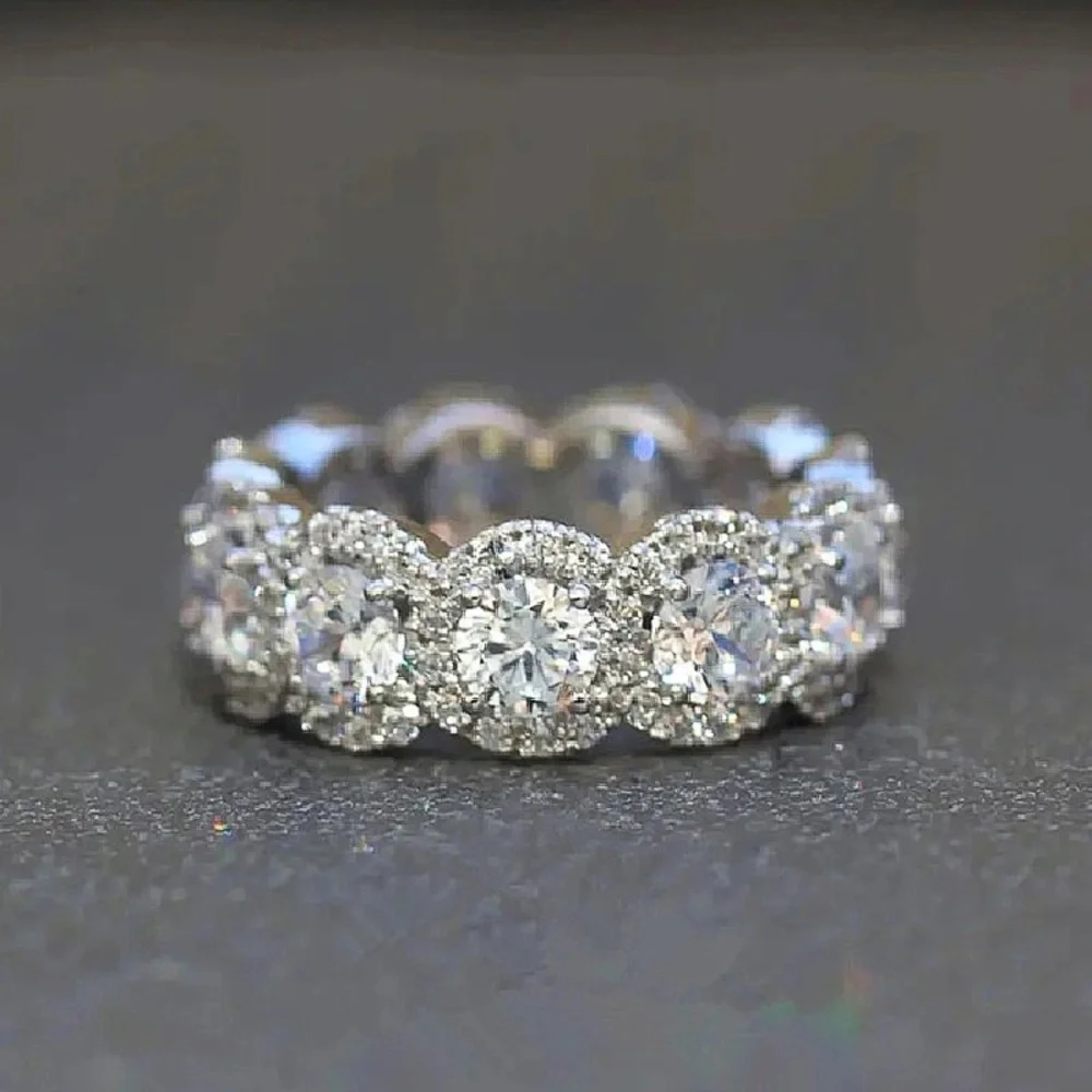 🚢 Emerald Cut Dia Solitaire or Eternity Ring